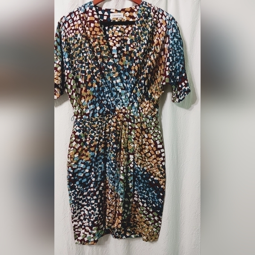 Calvin Klein Multicolored Midi Geometric Dresses for Women